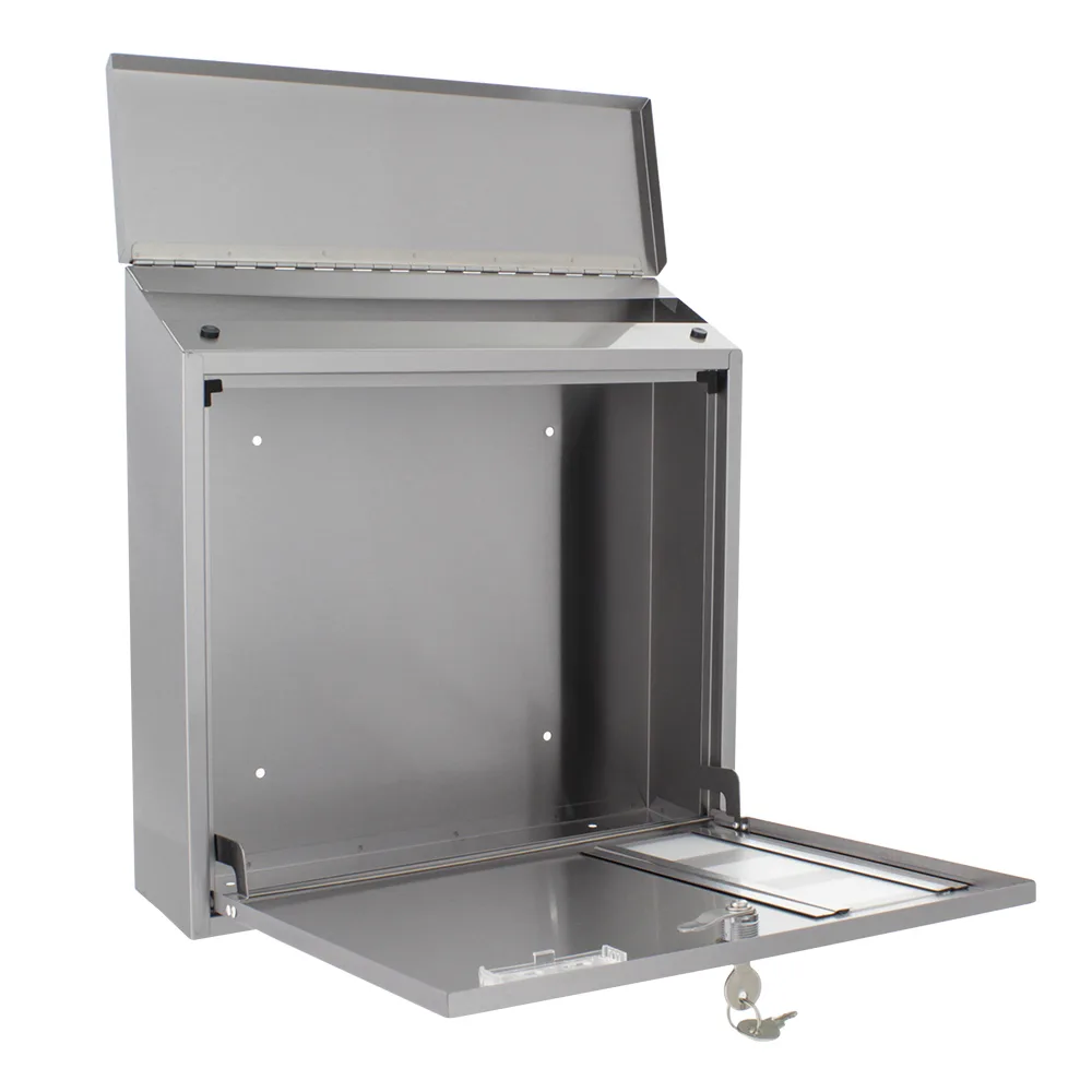 Rottner Edelstahl-Briefkasten Muro Inox – Ansicht 2