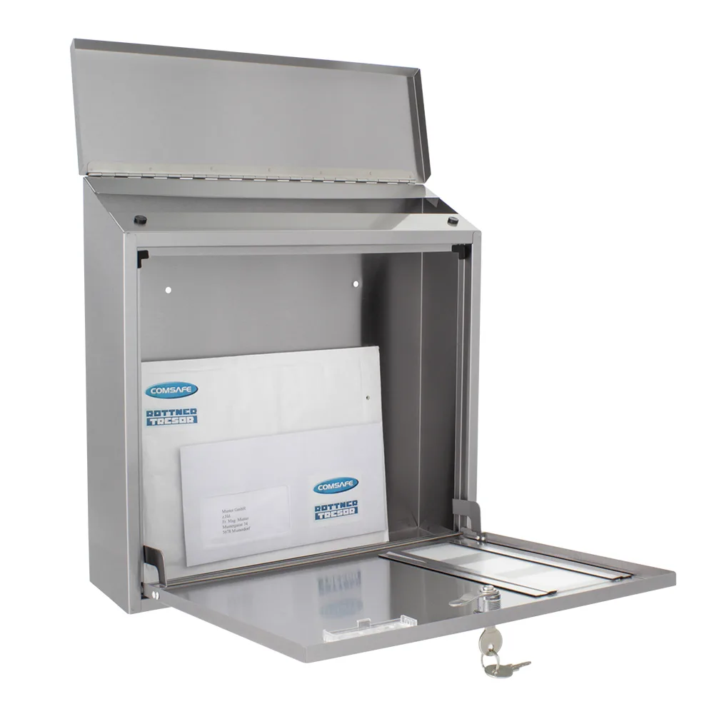 Rottner Edelstahl-Briefkasten Muro Inox – Ansicht 3