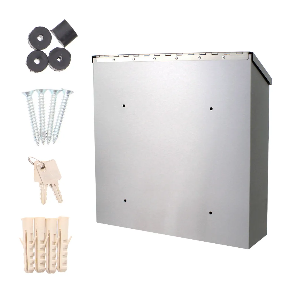 Rottner Edelstahl-Briefkasten Muro Inox – Ansicht 5
