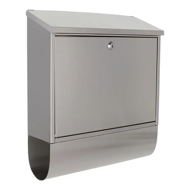 Rottner Edelstahl Briefkasten Villa Spezial Set – Ansicht 1