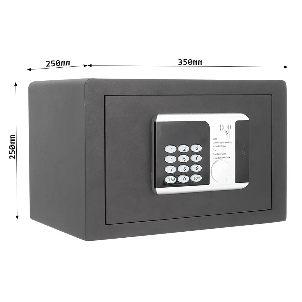 Rottner Elektronik Möbeltresor RFID 1 Elektronikschloss anthrazit – Ansicht 4