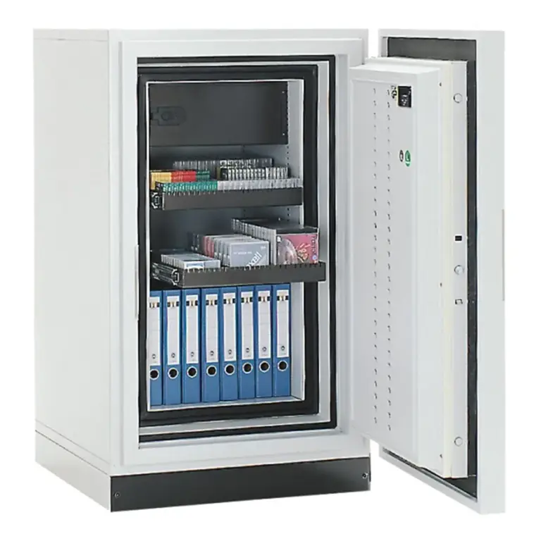 Rottner Feuersicherer Datenschrank S 120 DIS Super Data 4 Elektronikschloss grau – Ansicht 1