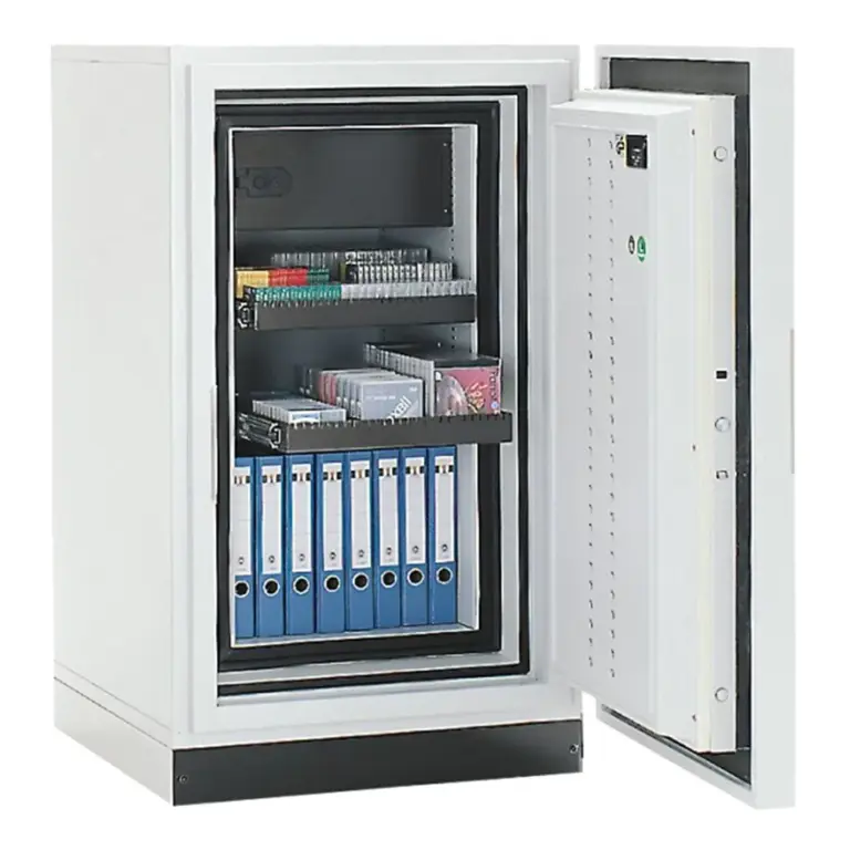 Rottner Feuersicherer Datenschrank S 120 DIS Super Data 5 Elektronikschloss lichtgrau – Ansicht 1