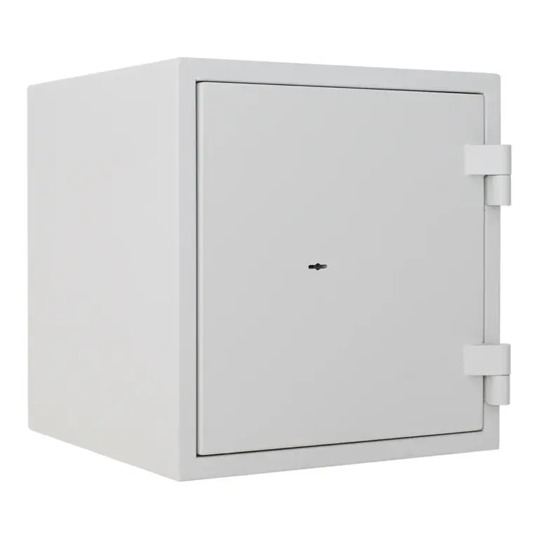 Rottner feuersicherer Dokumententresor S2 Fire Safe 40 Doppelbartschloss grau – Ansicht 1