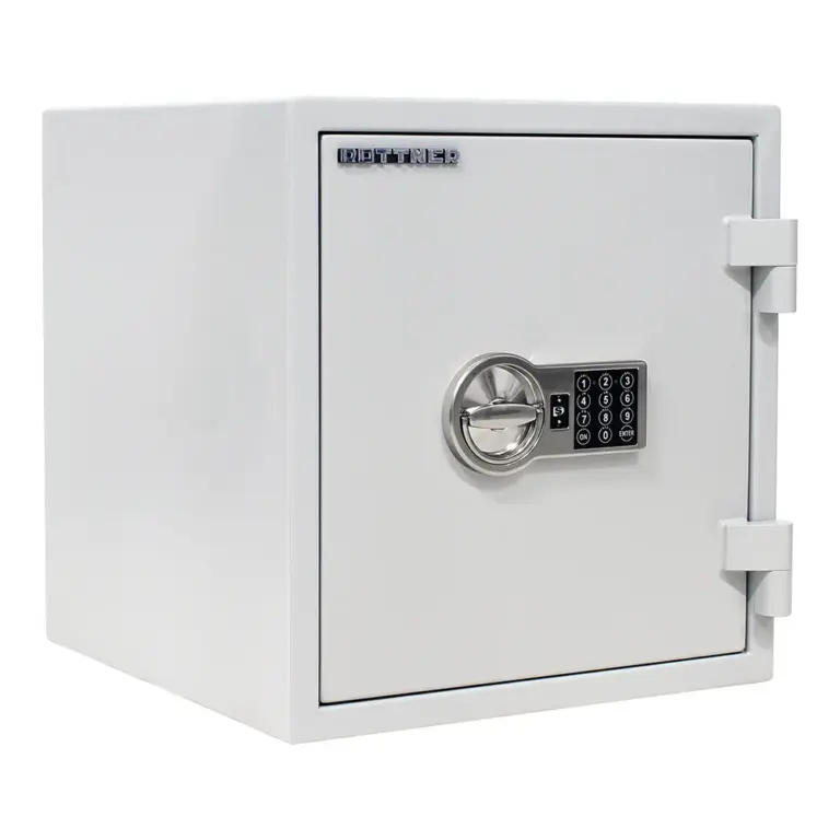 Rottner feuersicherer Dokumententresor S2 Fire Safe 40 Elektronikschloss grau – Ansicht 1
