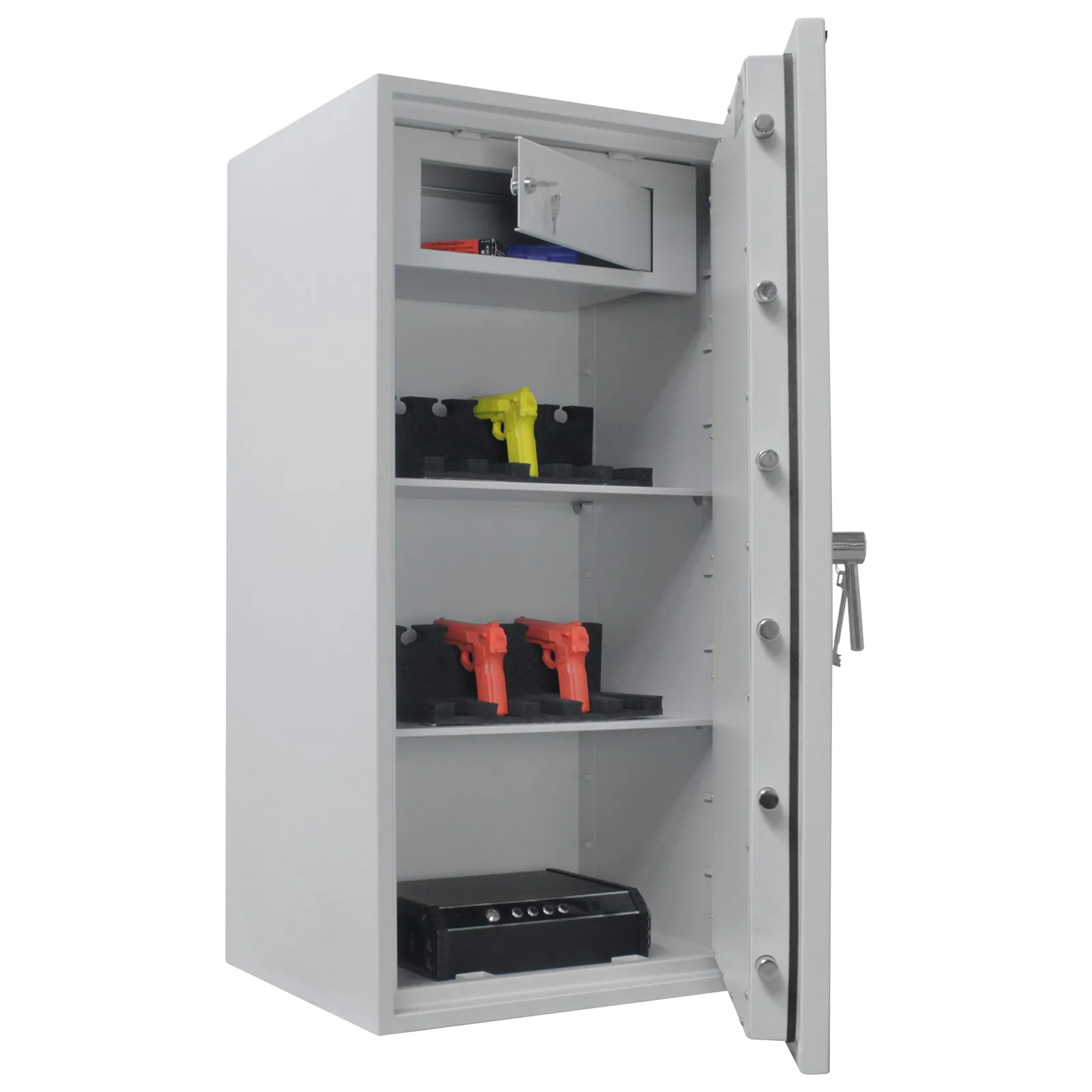 Rottner feuersicherer Wertschutzschrank EN1 Opal Fire OPD-120 IT Premium Doppelbartschloss – Ansicht 4