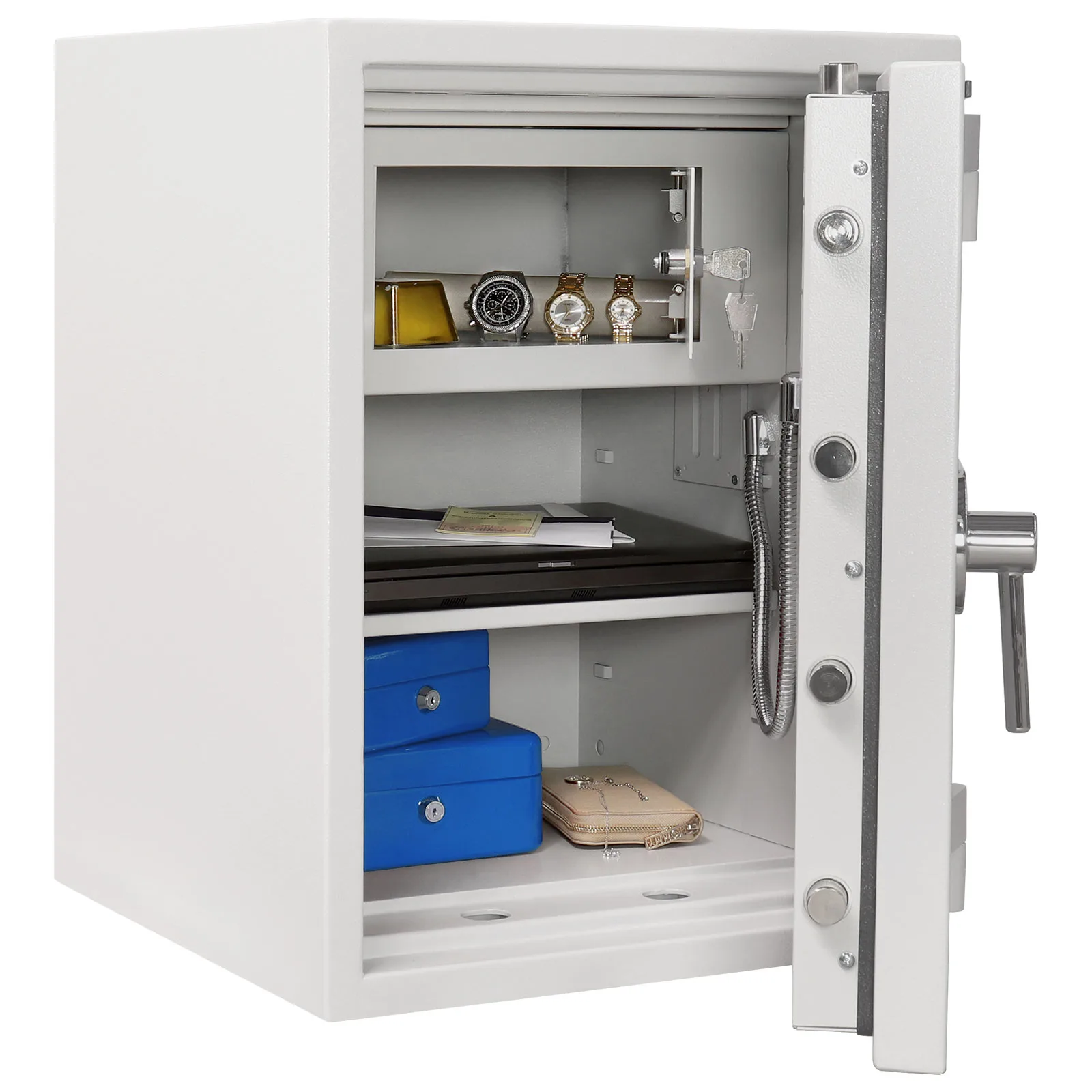 Rottner feuersicherer Wertschutzschrank EN2 Diamant Fire Premium PO65 Elektronikschloss – Ansicht 3