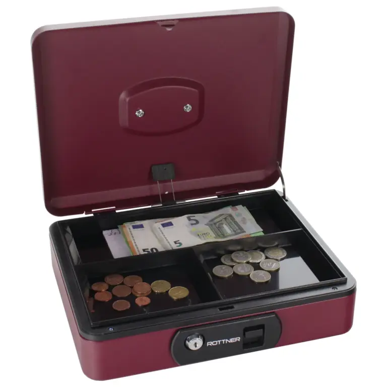 Rottner Geldkassette Pro Box Two Berry – Ansicht 1