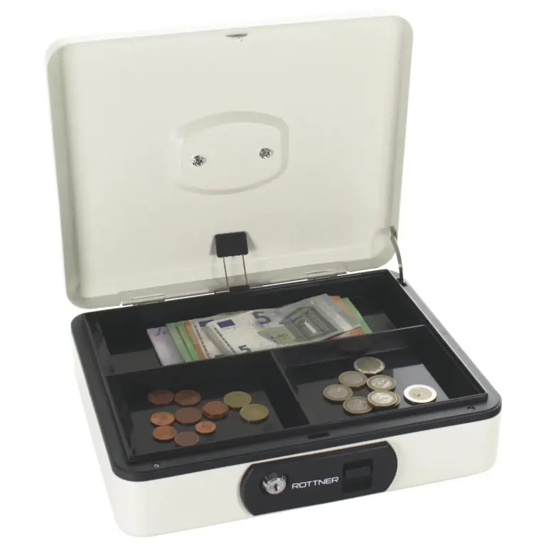 Rottner Geldkassette Pro Box Two Weiß – Ansicht 1