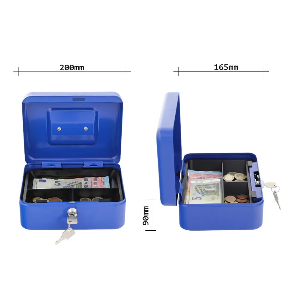 Rottner Geldkassette Traun 2 blau – Ansicht 4