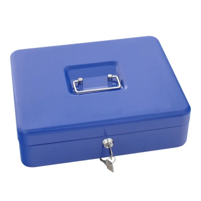 Rottner Geldkassette Traun 4 blau – Ansicht 1