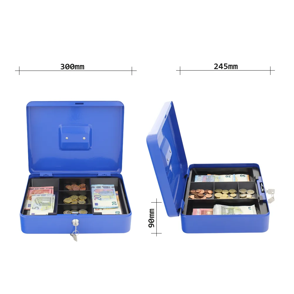 Rottner Geldkassette Traun 4 blau – Ansicht 4