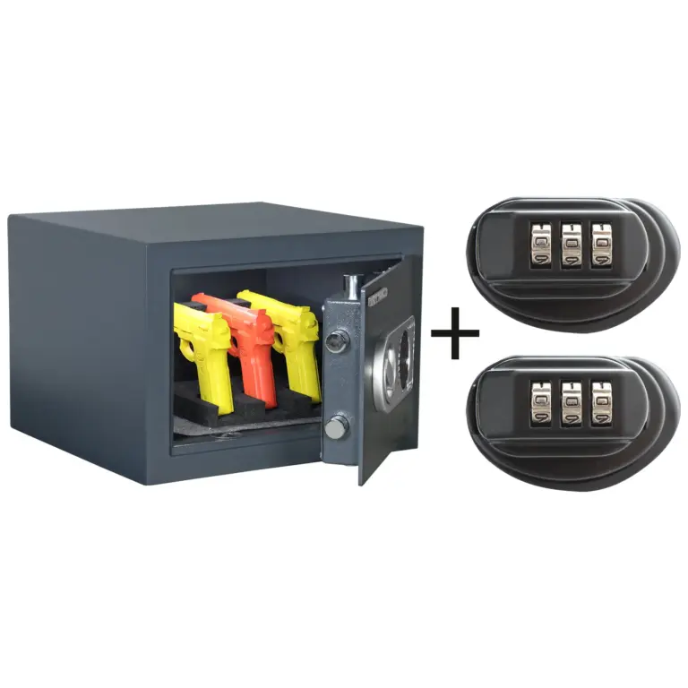 Rottner Kurzwaffentresor EN-0 KWT- 40 Elektronikschloss anthrazit – Ansicht 1