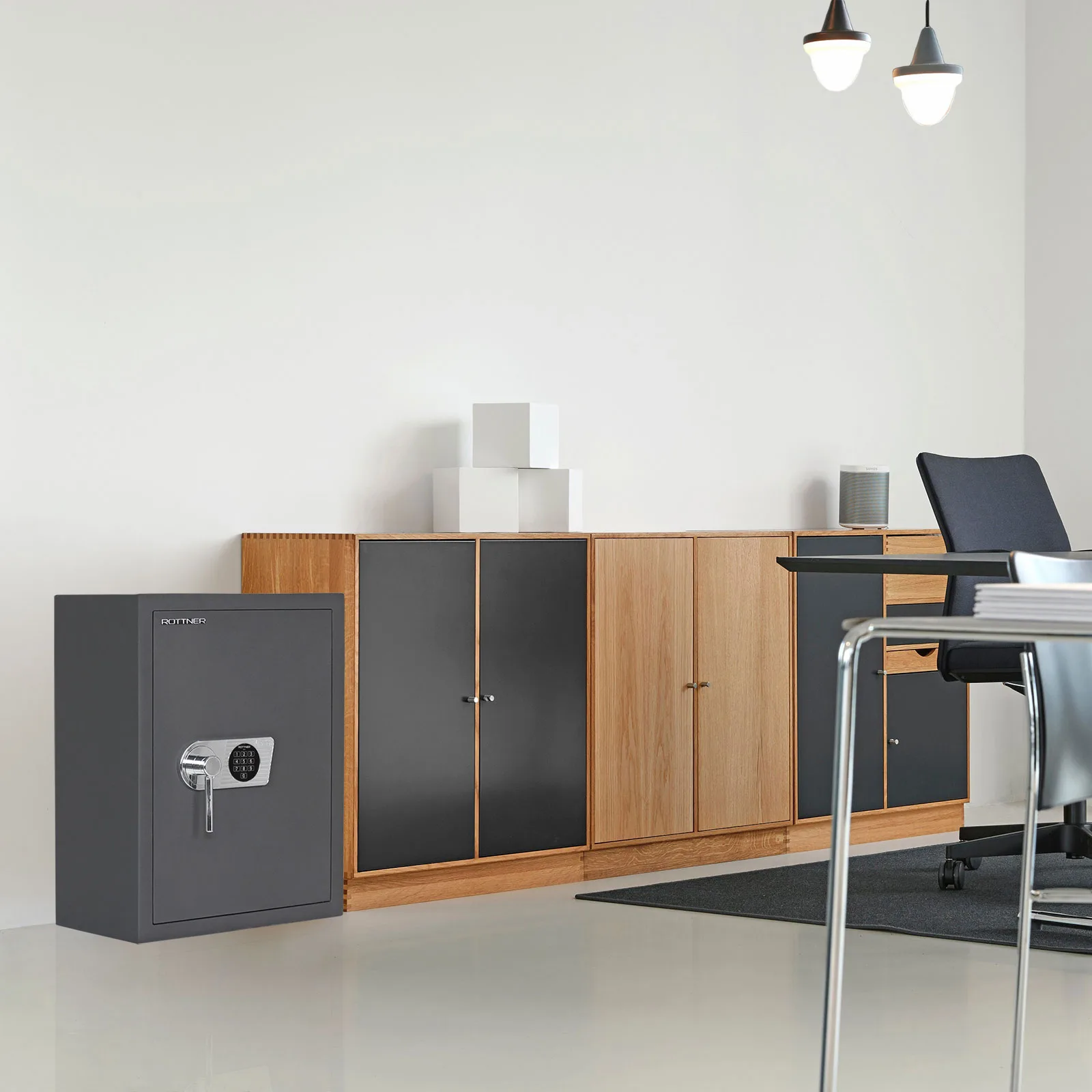 Rottner Kurzwaffentresor EN-1 KWT-65 Elektronikschloss anthrazit – Ansicht 8