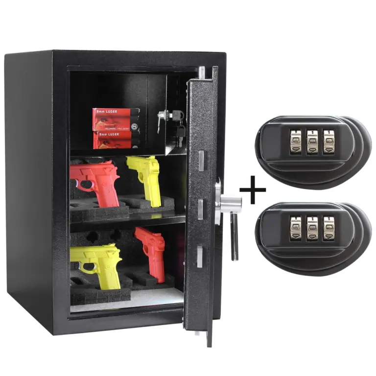Rottner Kurzwaffentresor EN-1 KWT- 65 IT Elektronikschloss schwarz – Ansicht 1