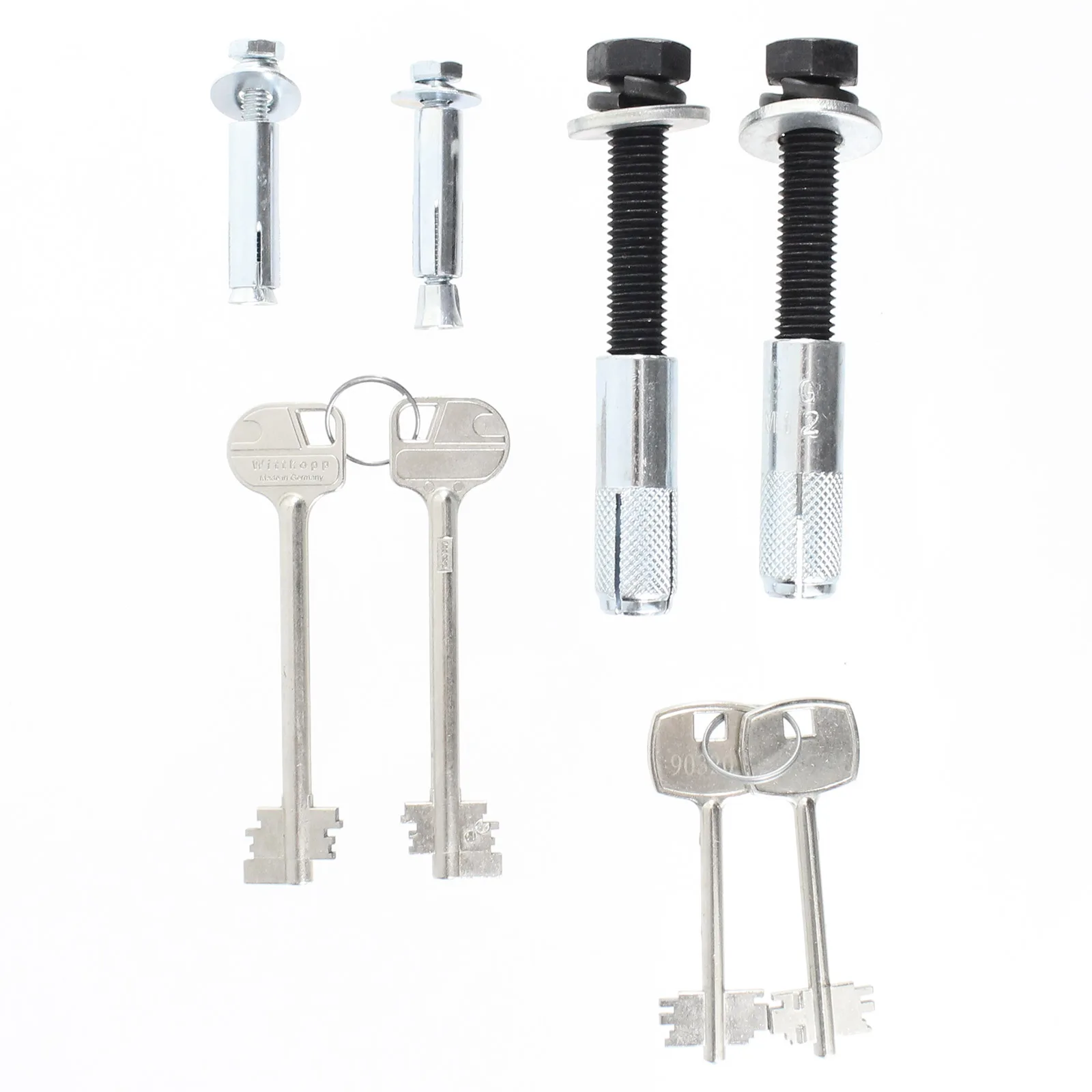Rottner Kurzwaffentresor EN 1 Tank Doppelbartschloss schwarz SET – Ansicht 5