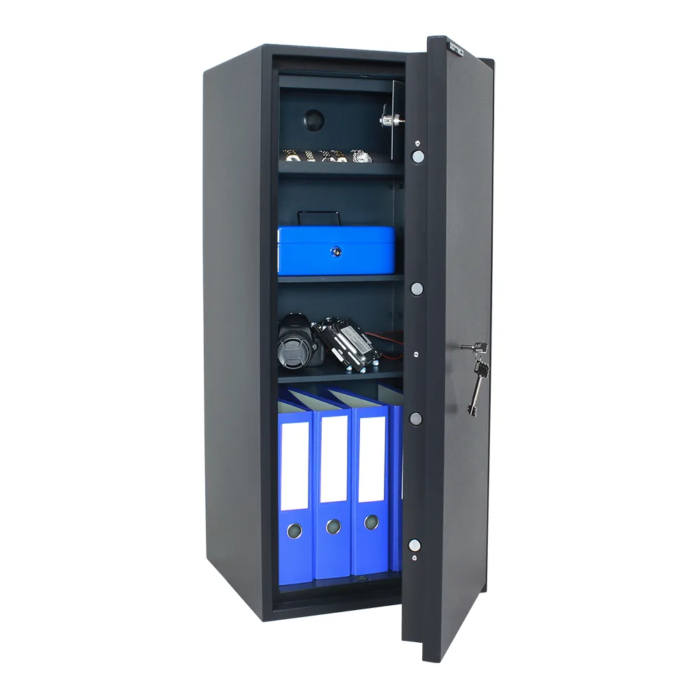 Rottner Möbeltresor S2 PowerSafe 1000 IT Doppelbartschloss anthrazit – Ansicht 3