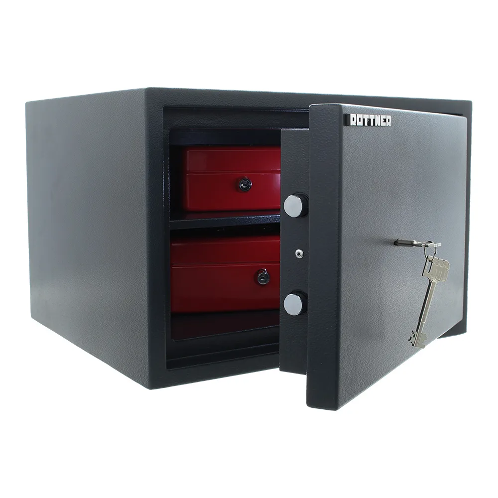 Rottner Möbeltresor S2 PowerSafe 300 Doppelbartschloss anthrazit – Ansicht 3