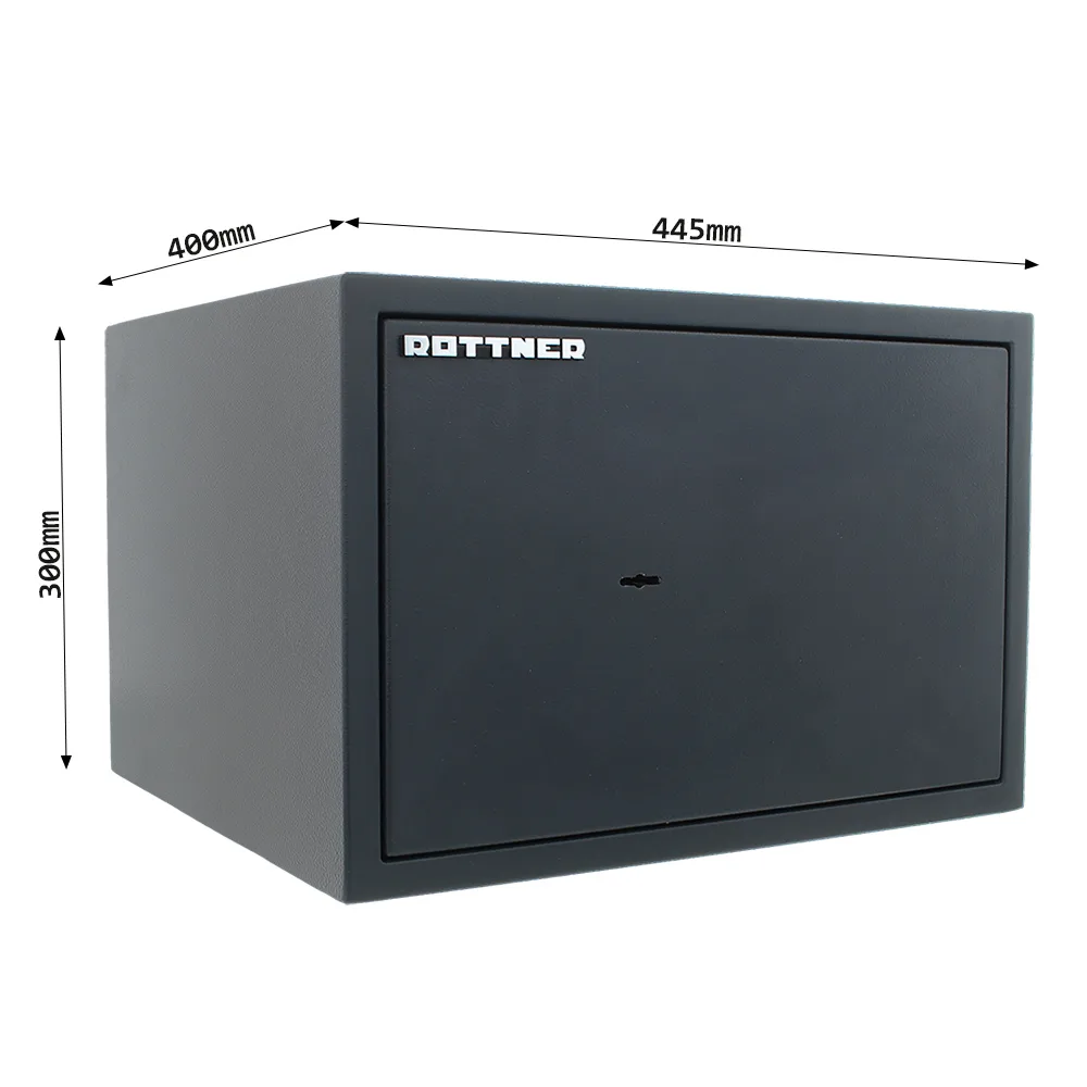 Rottner Möbeltresor S2 PowerSafe 300 Doppelbartschloss anthrazit – Ansicht 4