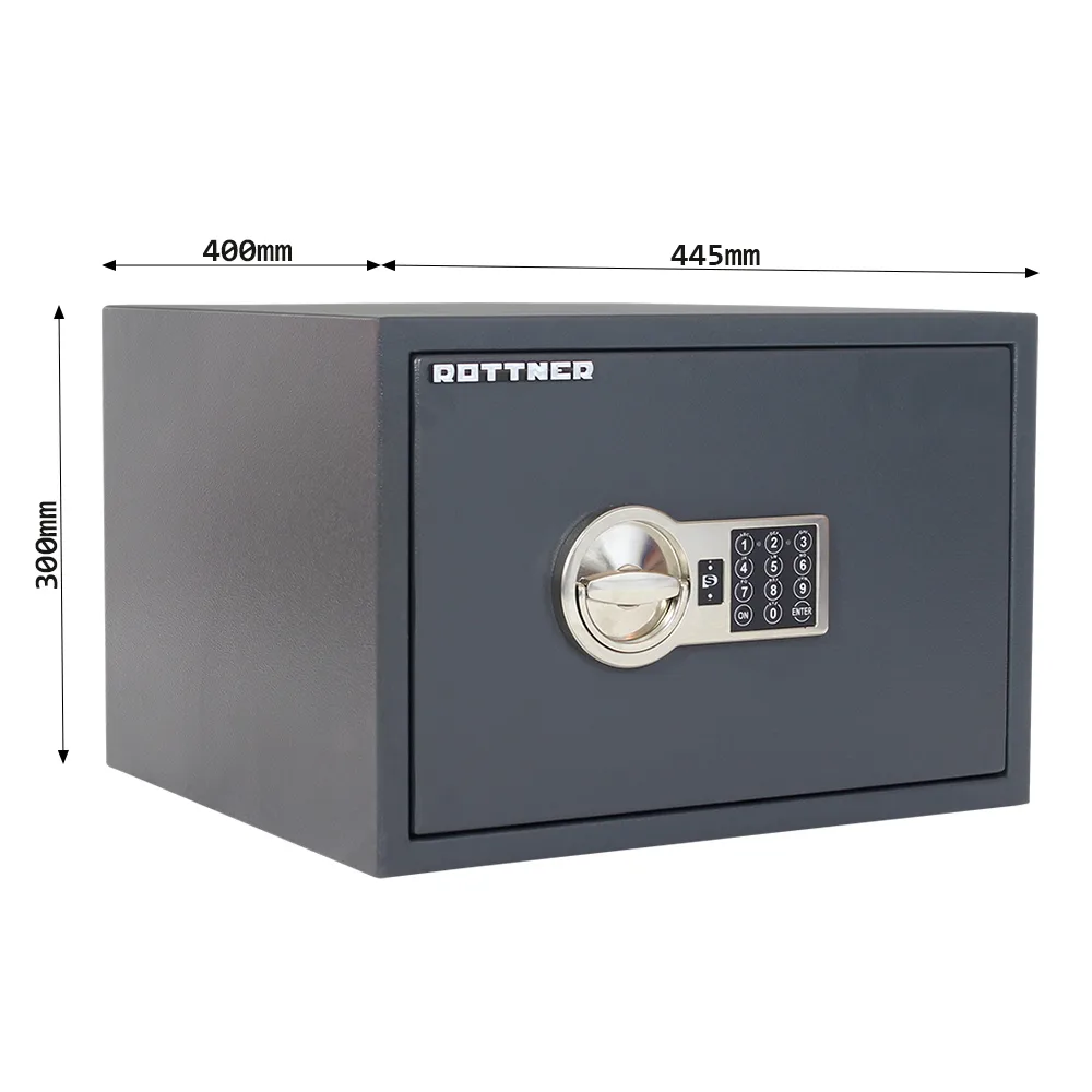 Rottner Möbeltresor S2 PowerSafe 300 Elektronikschloss anthrazit – Ansicht 4