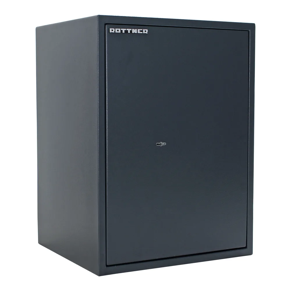 Rottner Möbeltresor S2 PowerSafe 600 IT Doppelbartschloss anthrazit – Ansicht 1