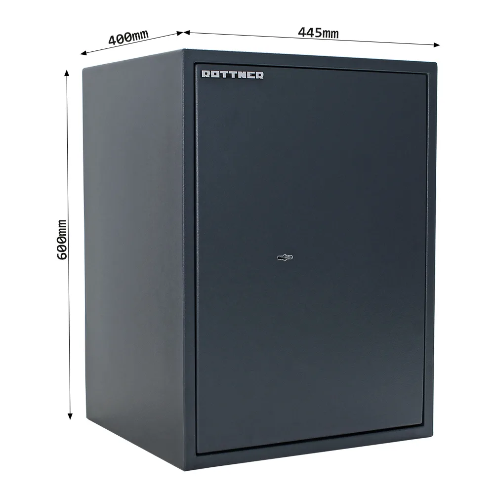 Rottner Möbeltresor S2 PowerSafe 600 IT Doppelbartschloss anthrazit – Ansicht 4