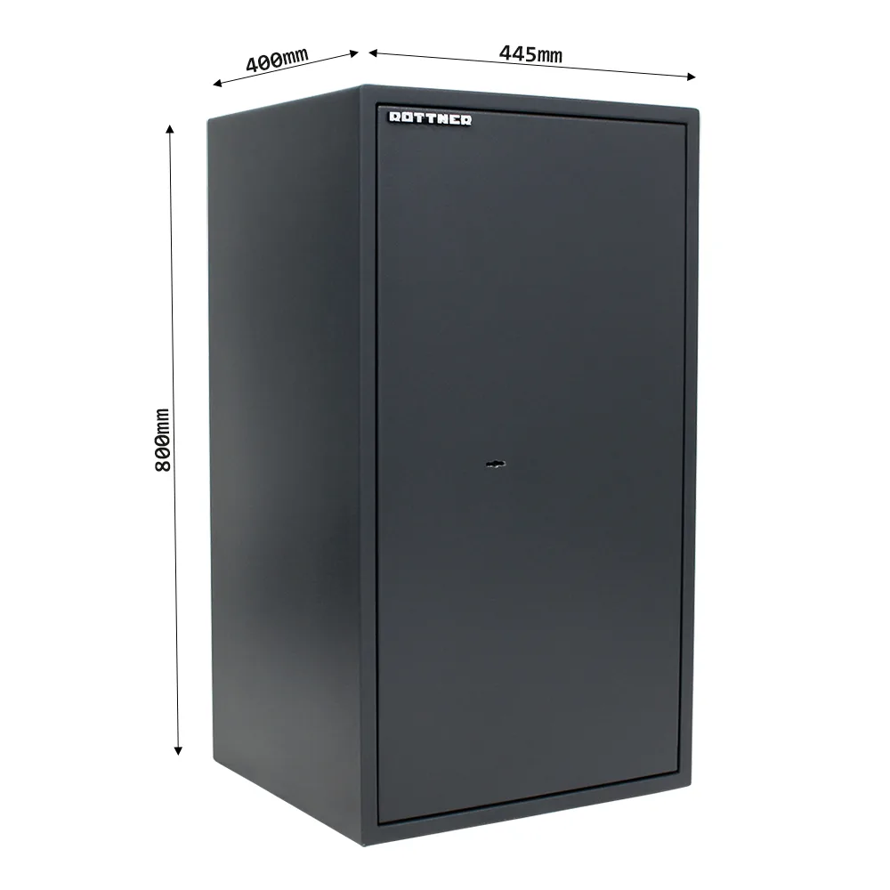 Rottner Möbeltresor S2 PowerSafe 800 IT Doppelbartschloss anthrazit – Ansicht 4