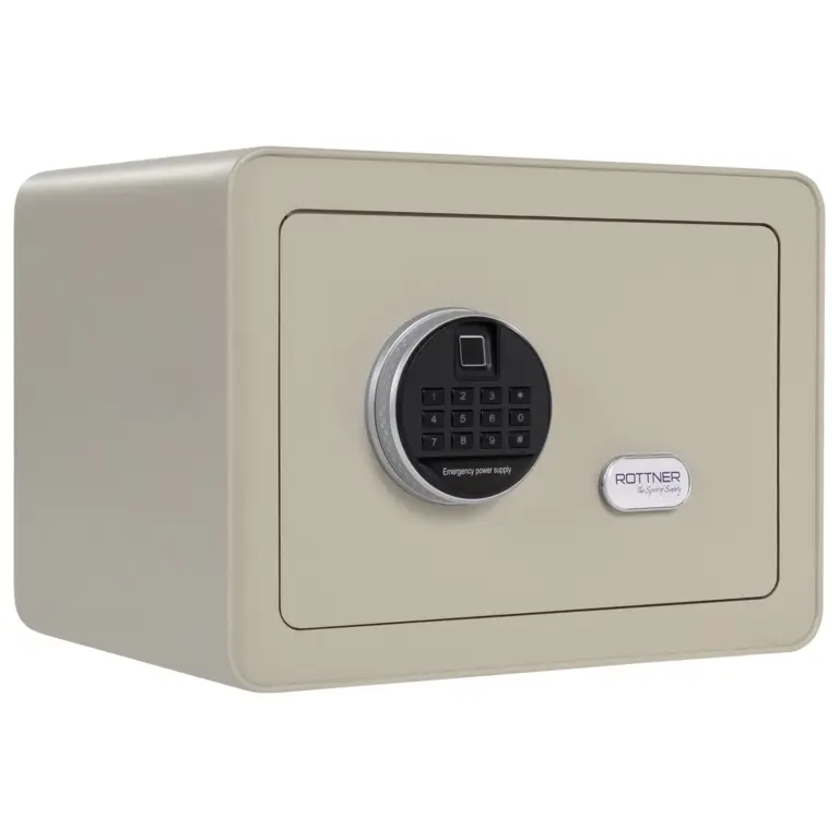 Rottner Möbeltresor Vintage-Grey Elektronikschloss inkl. Fingerprint – Ansicht 1
