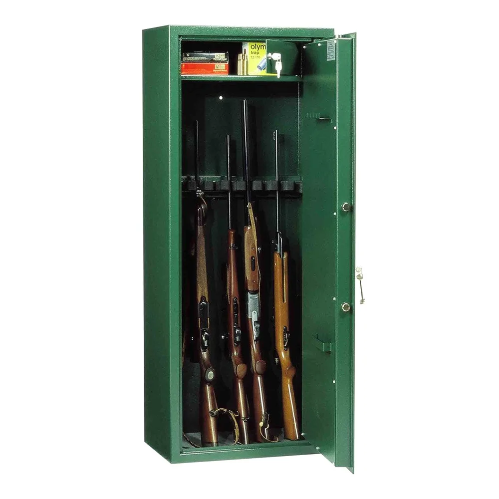 Rottner Munitionsschrank Waffenschrank WF140 E7 Elektronikschloss grün – Ansicht 1