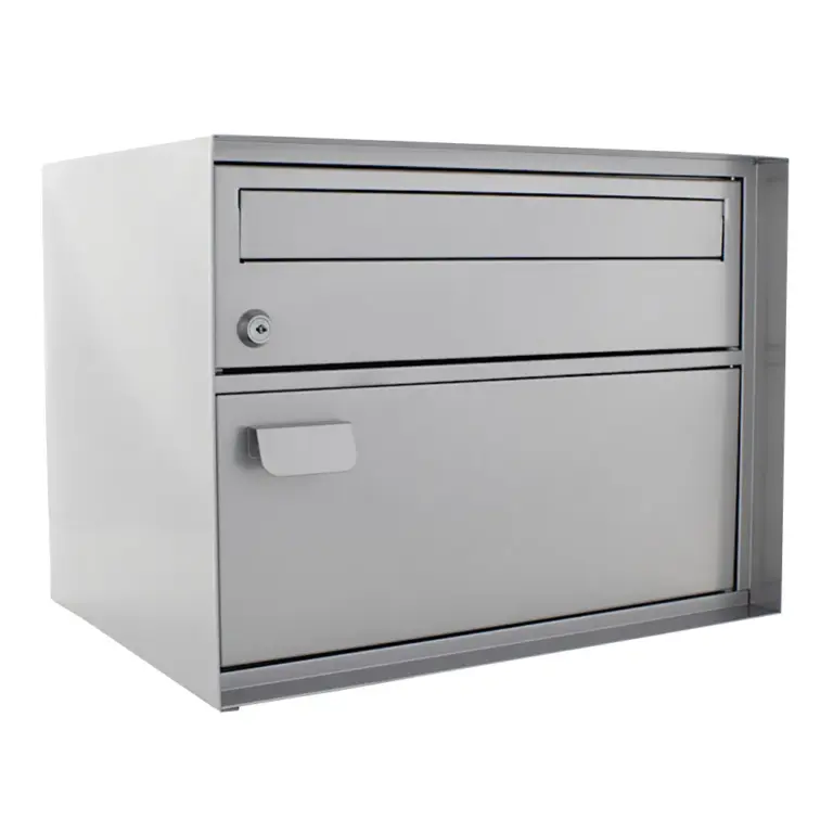 Rottner Paketbriefkasten Edelweiss silber – Ansicht 1