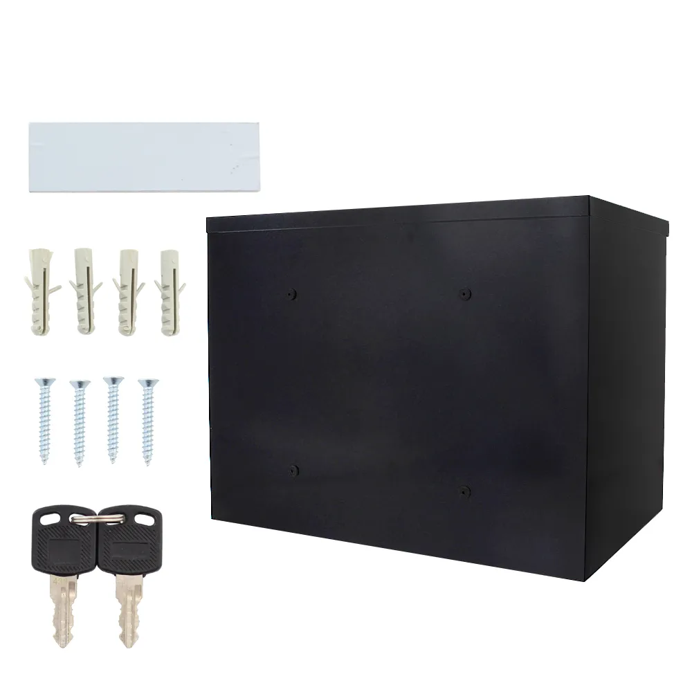 Rottner Paketbriefkasten Paketbox Parcel Keeper schwarz – Ansicht 4