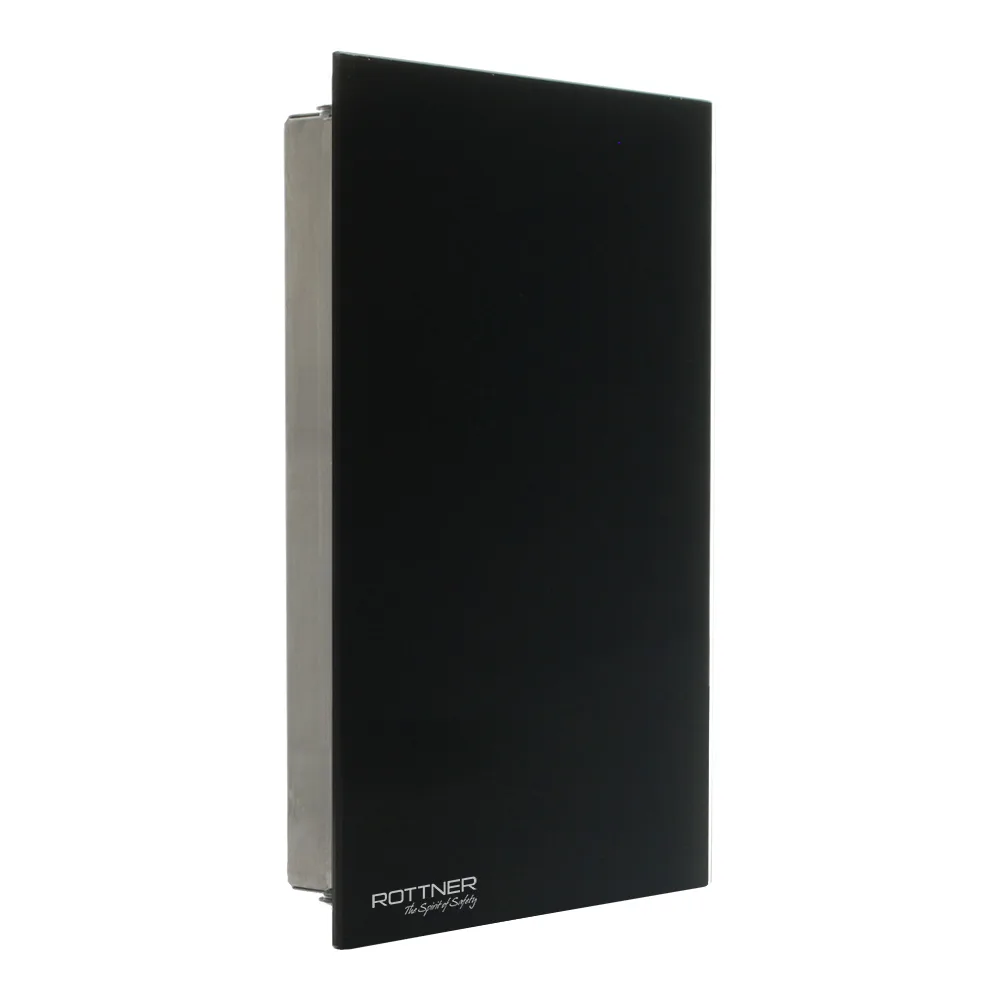 Rottner Schlüsselschrank Key Glass Black Magnetverschluss – Ansicht 1