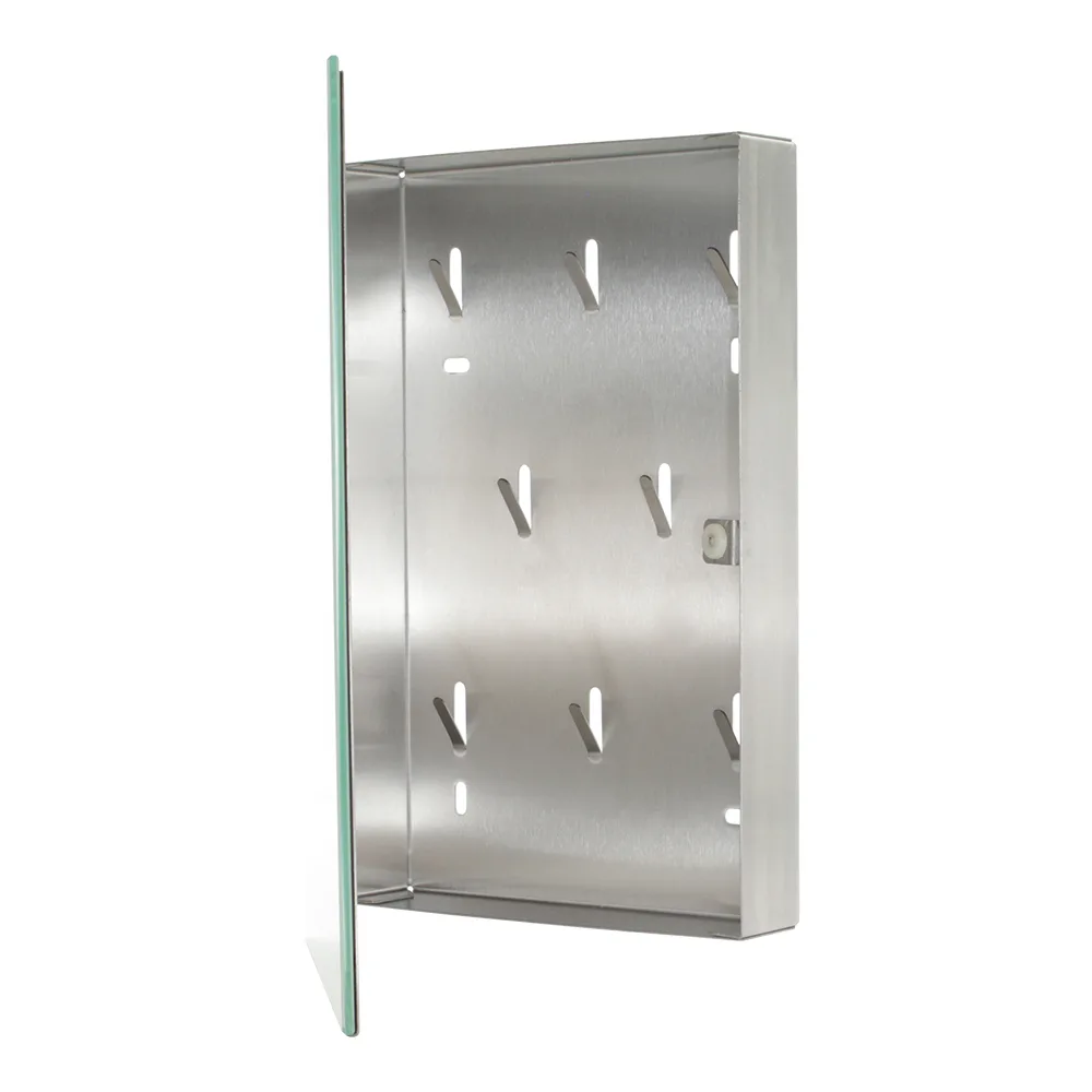 Rottner Schlüsselschrank Key Glass White Magnetverschluss – Ansicht 2