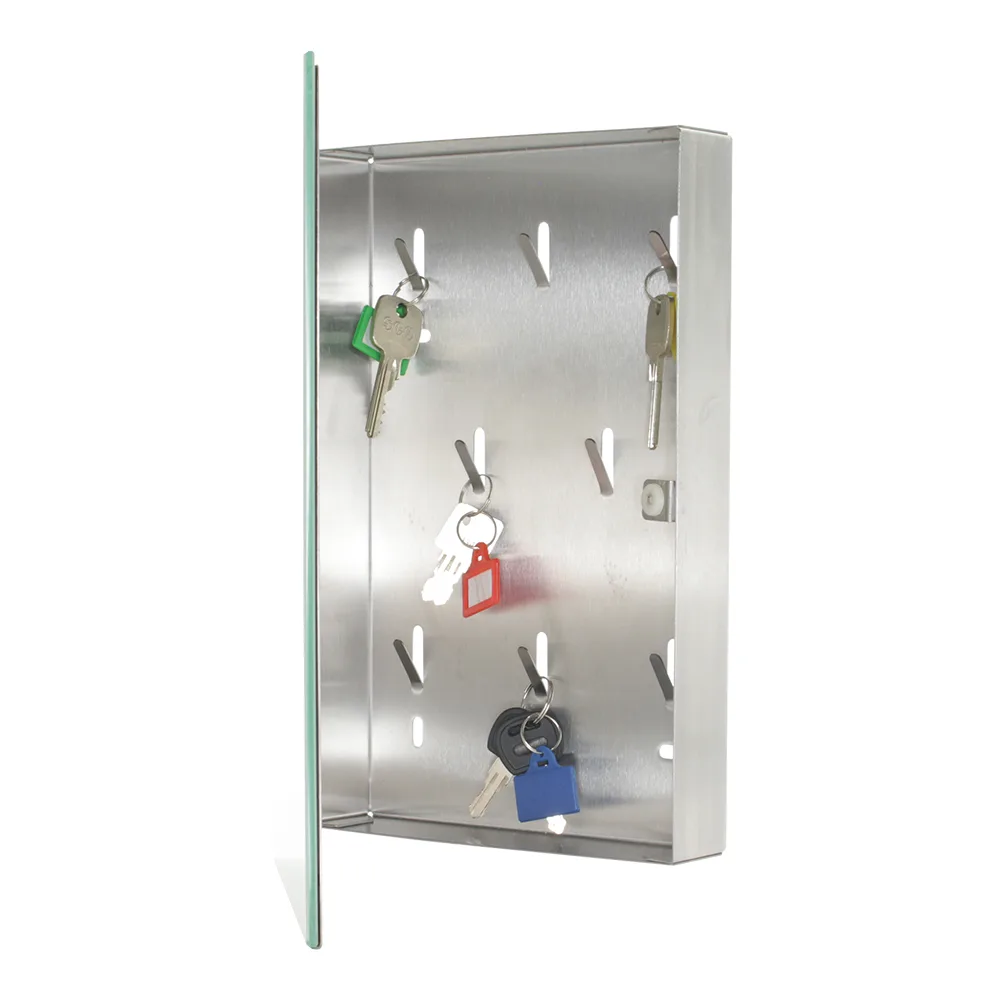 Rottner Schlüsselschrank Key Glass White Magnetverschluss – Ansicht 3