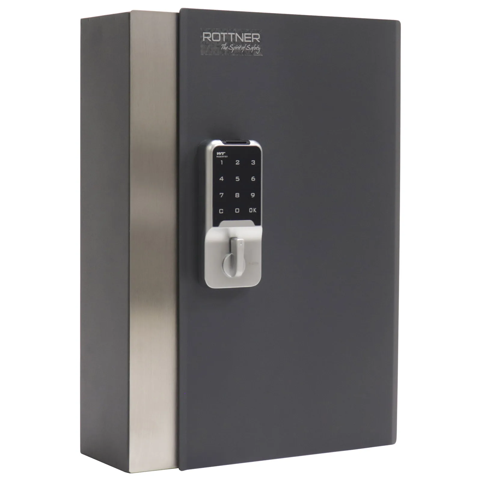 Rottner Schlüsselschrank Key Home 68 Elektronikschloss anthrazit – Ansicht 1