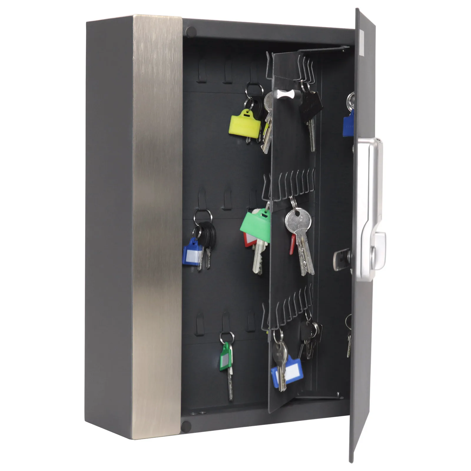 Rottner Schlüsselschrank Key Home 68 Elektronikschloss anthrazit – Ansicht 3