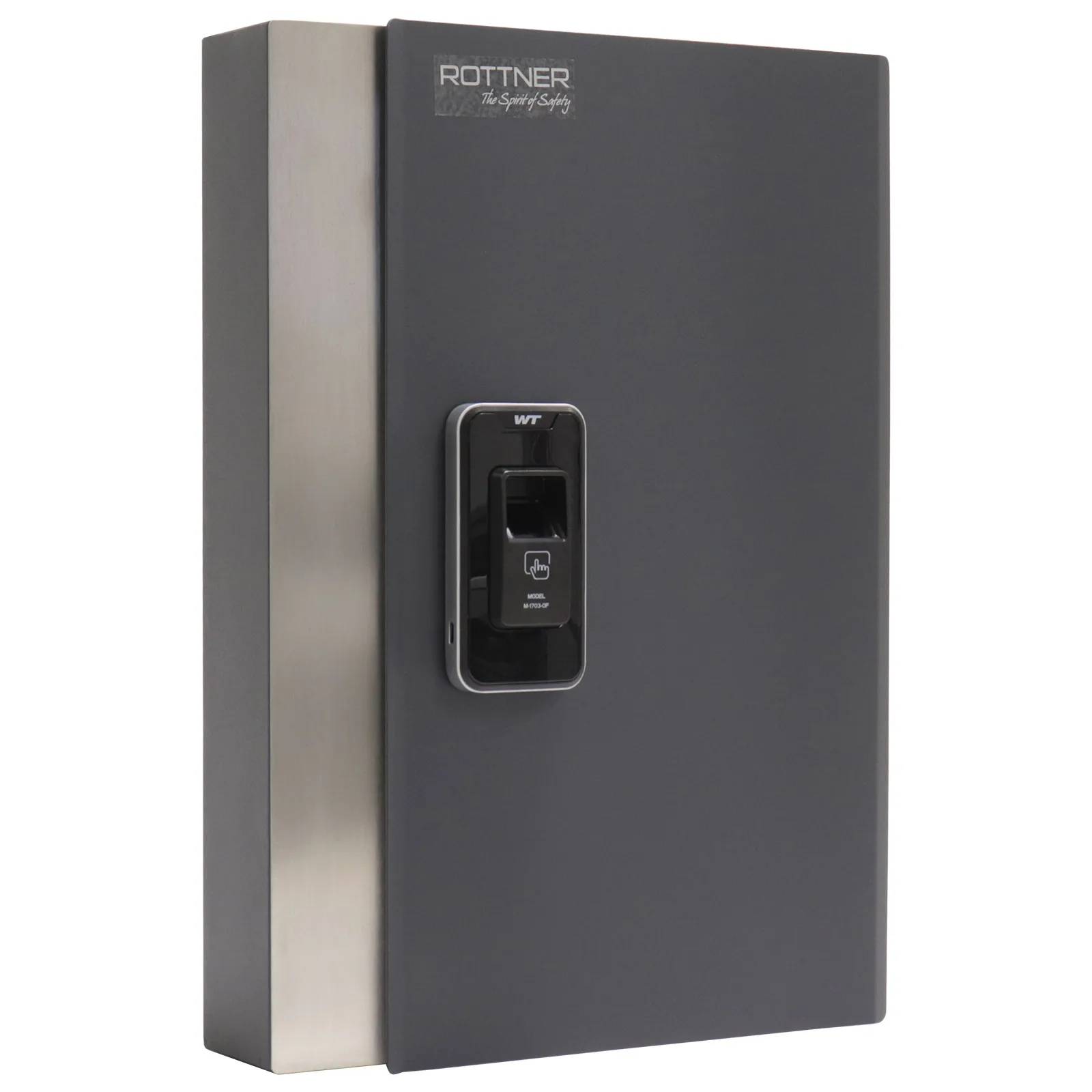 Rottner Schlüsselschrank Key Pro 24 Fingerprint anthrazit – Ansicht 1