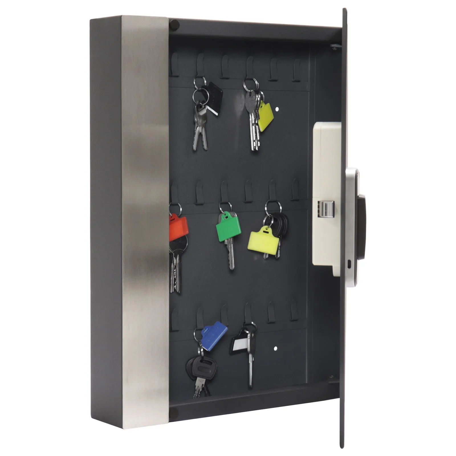 Rottner Schlüsselschrank Key Pro 24 Fingerprint anthrazit – Ansicht 3