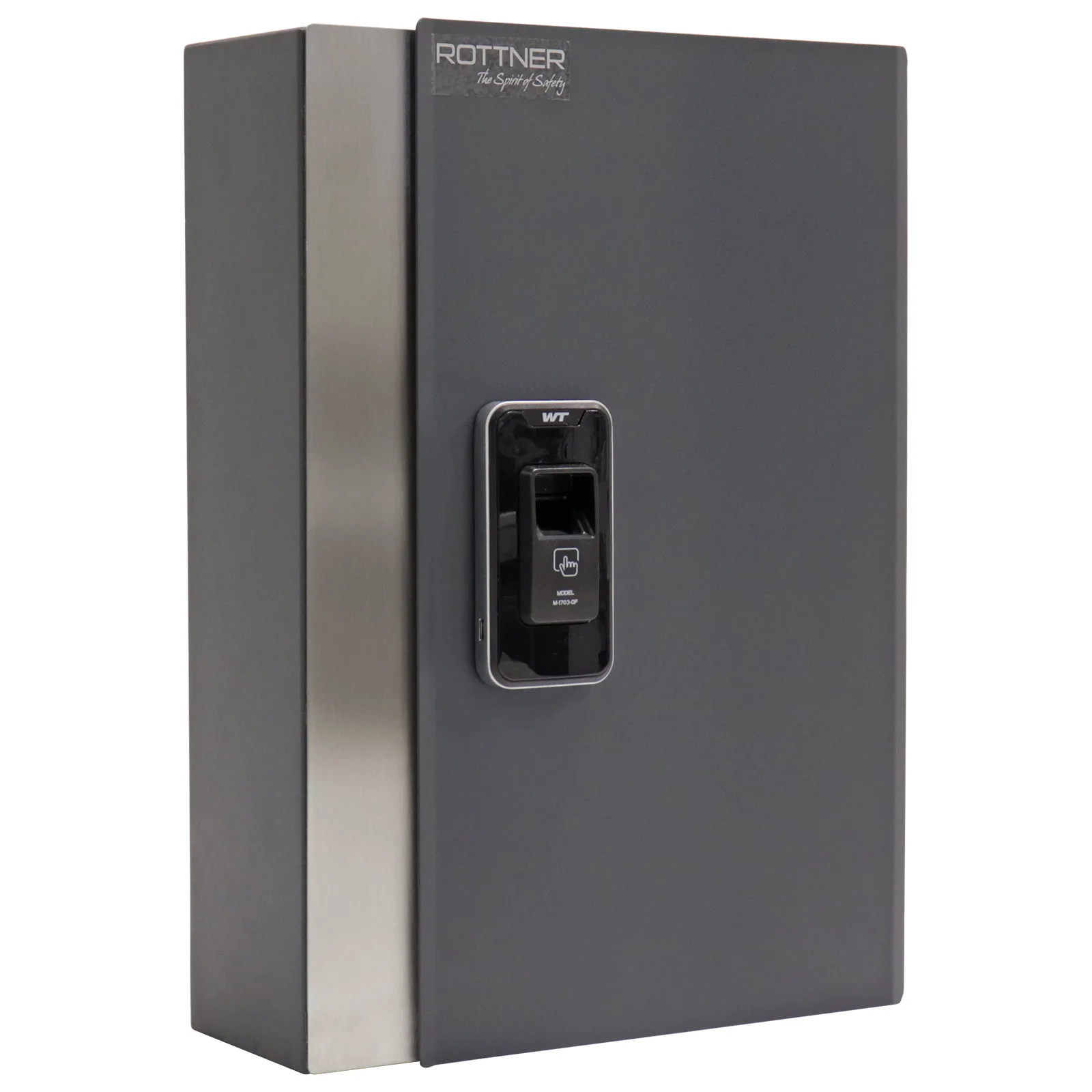 Rottner Schlüsselschrank Key Pro 68 Fingerprint anthrazit – Ansicht 1