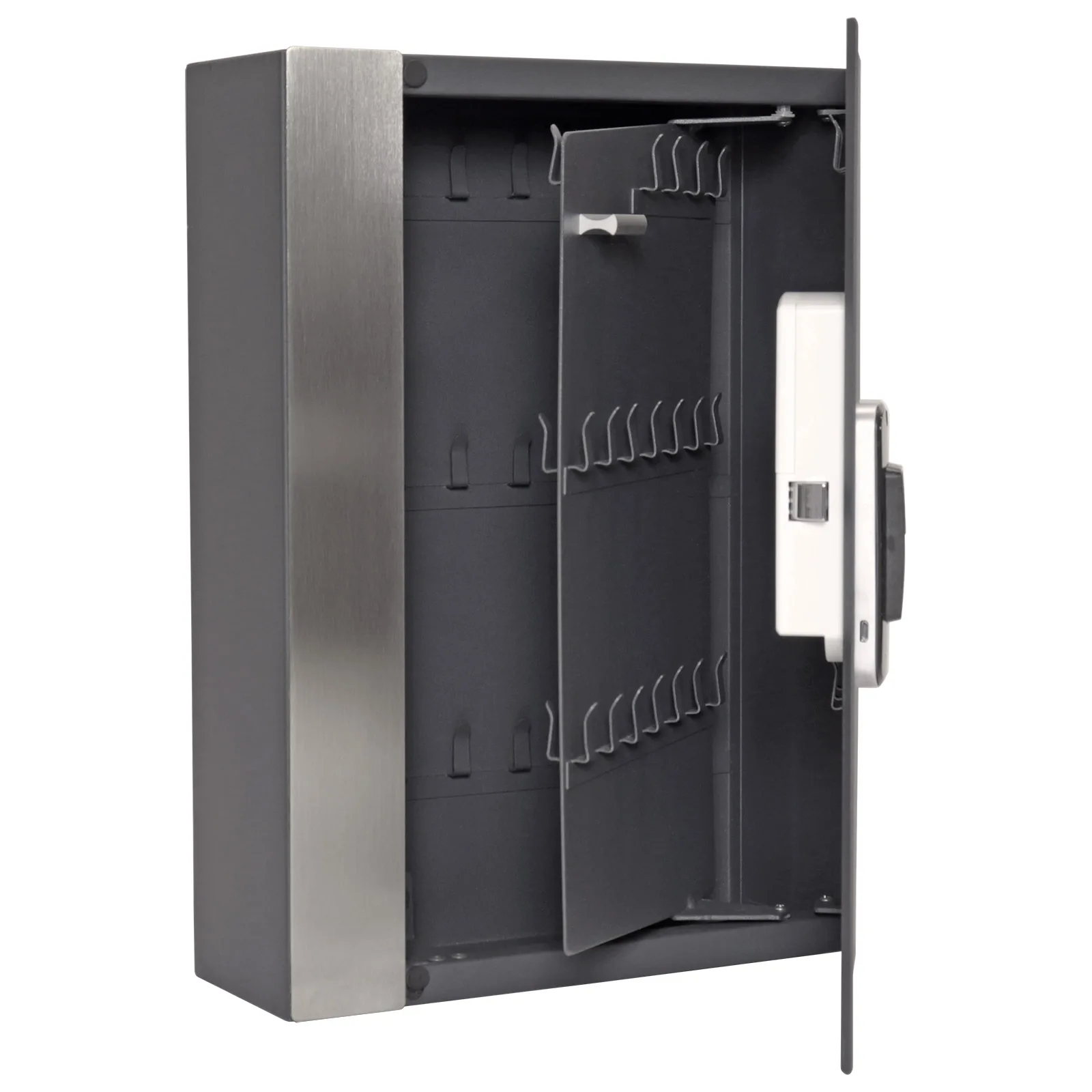 Rottner Schlüsselschrank Key Pro 68 Fingerprint anthrazit – Ansicht 2