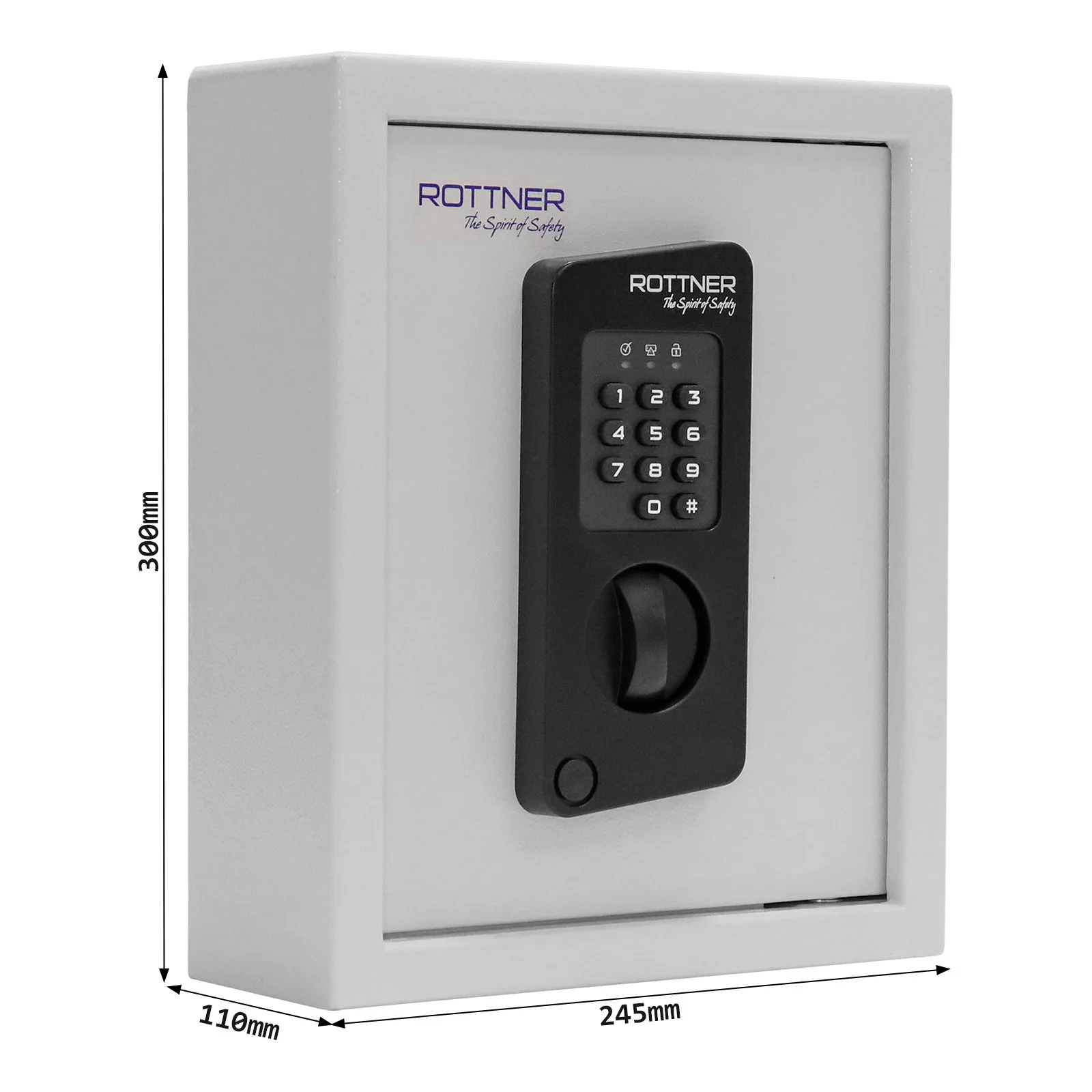Rottner Schlüsseltresor Keytronic 20 Elektronikschloss – Ansicht 4