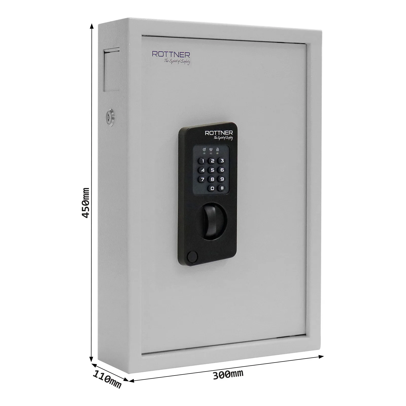Rottner Schlüsseltresor Keytronic 48 Elektronikschloss – Ansicht 4