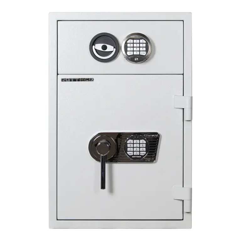 Rottner Schubladentresor D1 65 EL/EL lichtgrau – Ansicht 1