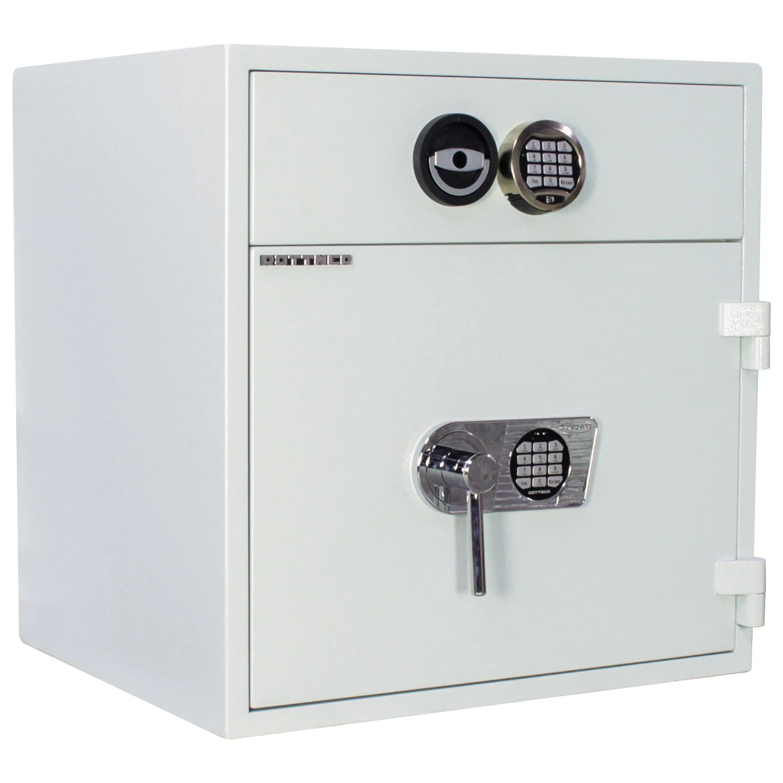 Rottner Schubladentresor D1-70 EL/EL lichtgrau – Ansicht 1