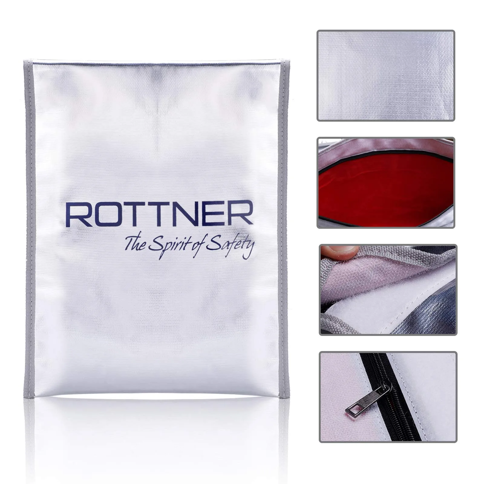 Rottner schwer entflammbare Dokumententasche DIN A4 – Ansicht 3