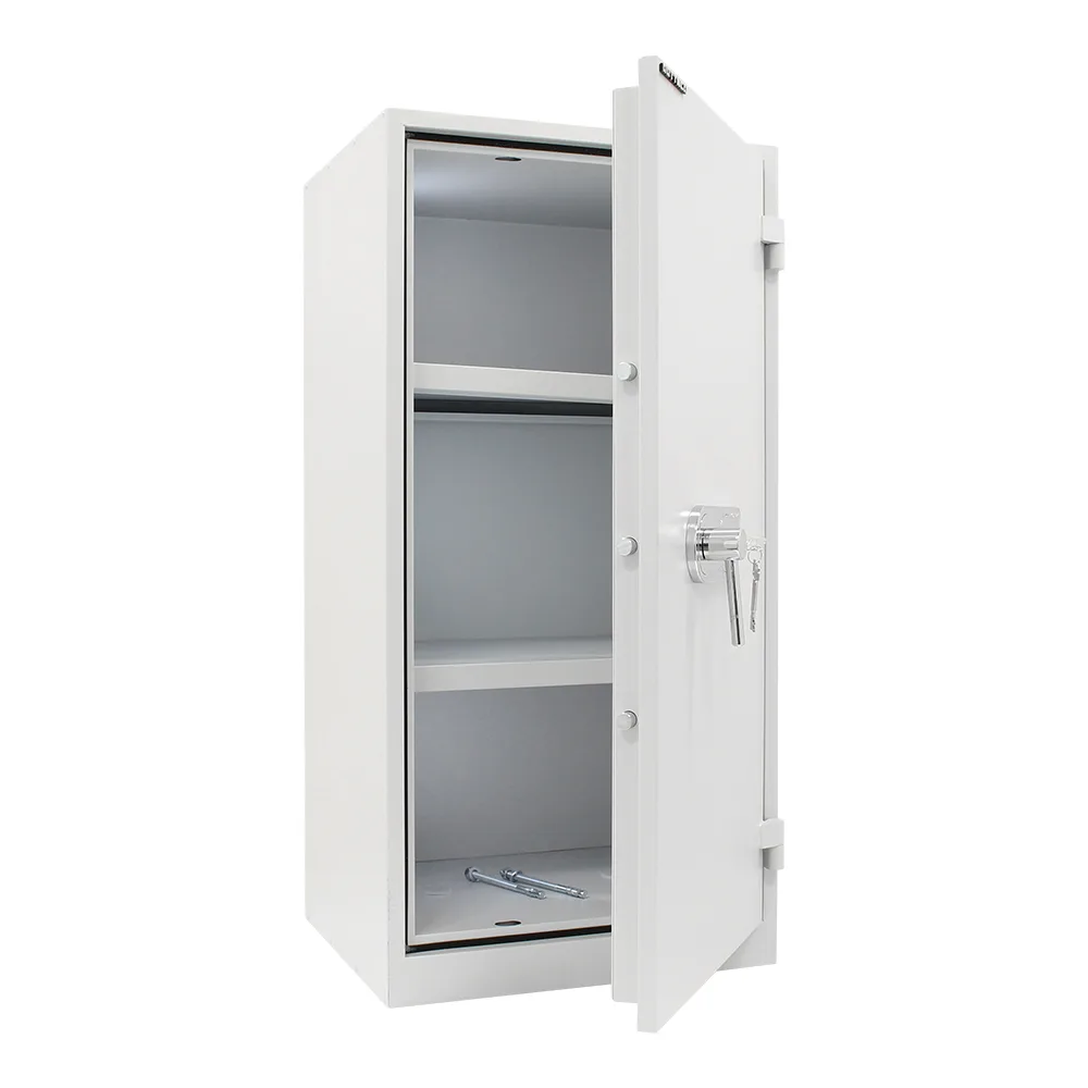Rottner Stahlbüroschrank Office 1 Premium Doppelbartschloss lichtgrau – Ansicht 2