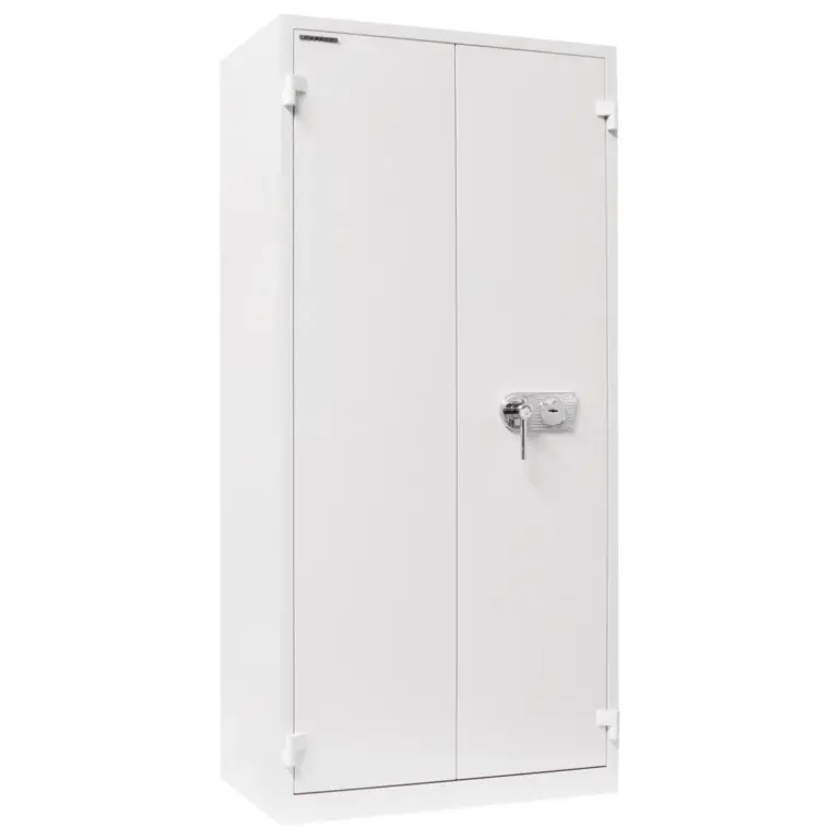 Rottner Stahlbüroschrank Office 3 Premium Doppelbartschloss lichtgrau – Ansicht 1