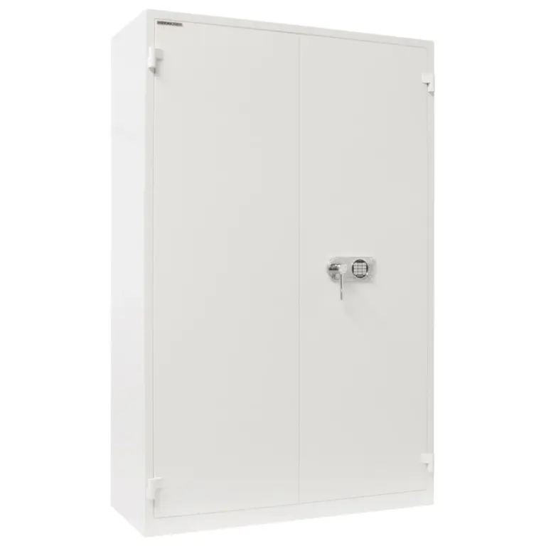 Rottner Stahlbüroschrank Office 4 Premium Elektronikschloss lichtgrau – Ansicht 1