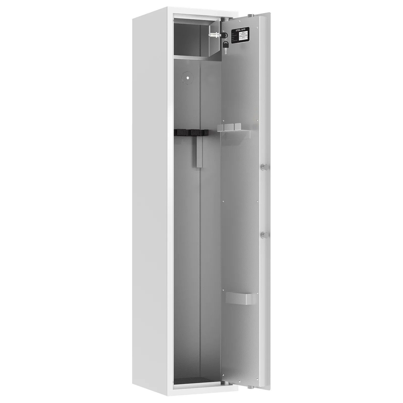 Rottner Waffenschrank S1 Yukon 5 Doppelbartschloss lichtgrau – Ansicht 2