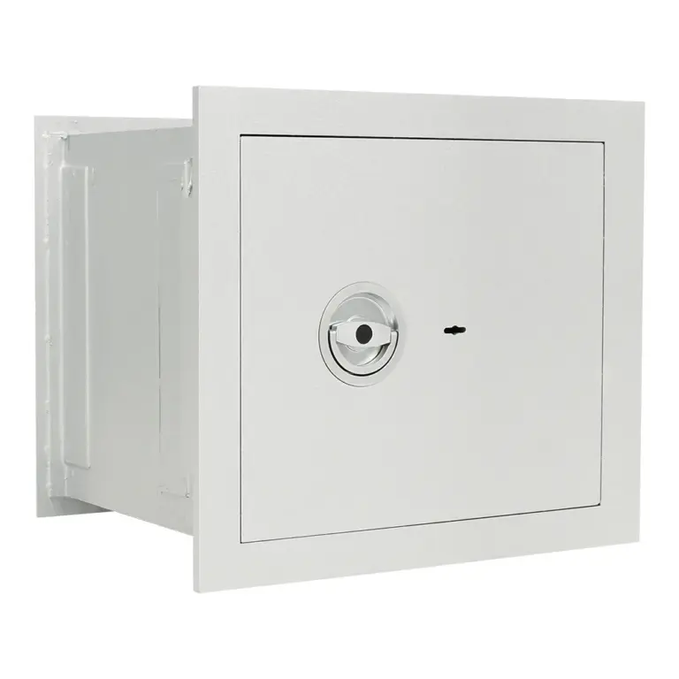 Rottner Wandtresor EN1 Stone SE 45 Premium Doppelbartschloss weißaluminium – Ansicht 1